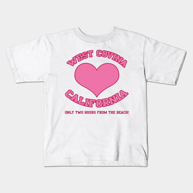 WEST COVINA CALIFORNIA CRAZY EX-GIRLFRIEND™ Kids T-Shirt by Moemie